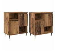 Tableros Lateral 2 Uds. Madera Vieja Vidaxl