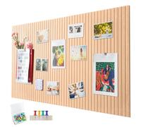 Tablón de anuncios de fieltro grande, autoadhesivo, 60 x 40 cm, tablero decorativo de fieltro, 0,9 cm de grosor, pizarra plegable para fotos, tableros de notas, tableros de anuncios, decoración de