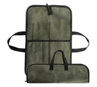 TABSIRAH Bolsa de Cuchillos | Bolsa de Viaje para Utensilios de Cocina con Compartimentos | Bolsa de Lona Encerada para Herramientas de Cocina, Organizador portátil de Cuchillos de Chef con asa para