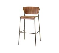 Taburete 4 Patas Sin Brazos Scab Lisa Wood 2854 NL NC Nogal canaletto