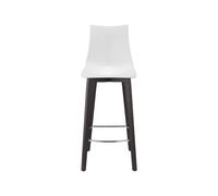 Taburete 4 Patas Sin Brazos Scab Natural Zebra Antichoque 2810 FW 310 Blanco completo