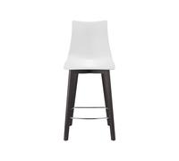 Taburete 4 Patas Sin Brazos Scab Natural Zebra Antichoque 2811 FW 310 Blanco completo