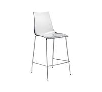 Taburete 4 Patas Sin Brazos Scab Zebra Antichoque 2546 100 Transparente