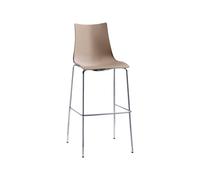Taburete 4 Patas Sin Brazos Scab Zebra Tecnopolímero 2565 15 Tórtola