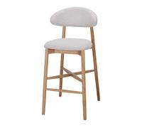 Taburete Alto De Madera Noval - Misterwils Furniture For Free Souls 50x104x57 Beige