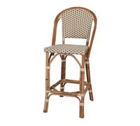 Taburete Alto De Ratán Abeya - Misterwils Furniture For Free Souls 48x110x54 Beige 110x48x58