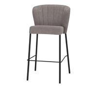 Taburete Alto Tapizado Edgar - Misterwils Furniture For Free Souls 55x101x55 Toasted