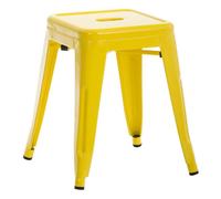 Taburete armin metal amarillo 40x40x46 cm