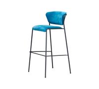 Taburete Asiento tapizado Apilable Sin Brazos Scab Lisa 2855 NL V4 50 Negro