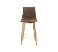 Taburete Asiento tapizado Sin Brazos Scab Natural Zebra Pop 2813 FN M1 05 Marrón Visón