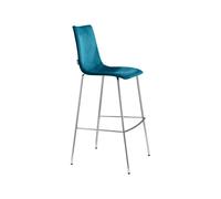 Taburete Asiento tapizado Sin Brazos Scab Zebra Pop 2555 M2 09 Verde Pavo Real