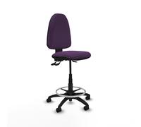 Taburete aýna as bali morado base poliamida ruedas nailon 50mm