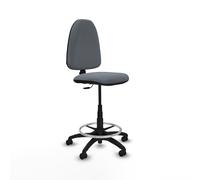 Taburete aýna cp bali gris base poliamida ruedas engomadas 50mm