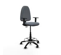 Taburete aýna cp bali gris brazos 1d base poliamida ruedas autofrenan
