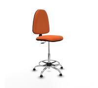 Taburete aýna cp bali naranja base cromada topes