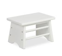 Taburete bajo banqueta de bambú escabel infantil reposapiés decorativo ligero