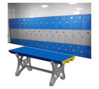 Taburete cambiador de plástico ABS impermeable, banco largo para gimnasio, baño, vestuario, piscina pública, diseño versátil y antideslizante para ropa y accesorios