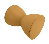 Taburete con Forma de Reloj de, Taburete Redondo Nórdico Simple y Moderno de Plástico, Mesa Auxiliar Multifuncional con Diseño Resistente Al Agua y a los Arañazos pa (Cúrcuma)