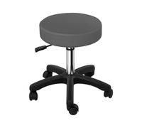 Taburete con ruedas - 450-580 mm - 150 kg - Gris | physa