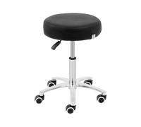 Taburete con ruedas - 48 - 61 cm - 120 kg - negro | physa