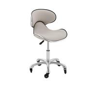 Taburete con ruedas para estética - 470 - 590 mm - 150 kg - Gris | physa