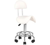 Taburete cosmético 6001 blanco