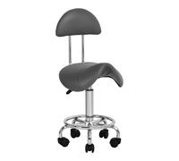 TABURETE COSMÉTICO 6001 GRIS