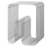 Taburete CURVA Plata