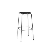 Taburete de Bar Alto Dot AL76 4 Patas Cromo/fresno Negro