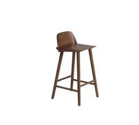 Muuto Taburete de bar Nerd 65 cm Stained dark brown