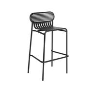 Taburete de bar W ND H80 Negro