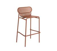 Taburete de bar W ND H80 Terracota