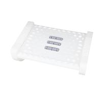 Taburete de Enfermería para Pies, Reposapiés Ergonómico Multiusos para Mejorar la el Trabajo en la Oficina (WHITE)