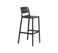 Taburete de Jardín 4 Patas Apilable Nardi Cassia Stool 40362.02.000 Antracite