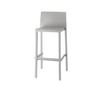 Taburete de Jardín 4 Patas Apilable Sin Brazos Scab Kate 2344 82 Gris claro