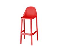 Taburete de Jardín 4 Patas Apilable Sin Brazos Scab Più 2337 42 Rojo geranio