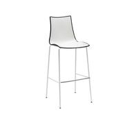 Taburete de Jardín 4 Patas Sin Brazos Scab Zebra Bicolour 2560 VB 214 blanco - Antracita