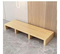 Taburete de madera antideslizante de 11/15 cm de altura, reposapiés antideslizante con almohadillas, ideal para personas mayores, uso en interiores y exteriores, perfecto para escritorio de trabajo y