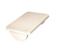 Taburete de madera hecho a mano para debajo del escritorio diseñado para comodidad de oficina y posturas durante largas horas de trabajo. Taburete de escritorio