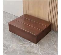 Taburete de madera para adultos y personas mayores, 11/15/20 cm de altura, antideslizante, seguro para baño, sauna, spa, patio y piscina, perfecto para uso diario.