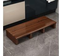 Taburete de madera para camas altas, 11 cm de altura, parte inferior antideslizante, uso en interiores y exteriores, fácil montaje, 40 x 30 x 15 cm, duradero para uso diario