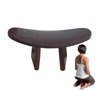 Taburete de oración, asiento de meditación portátil, arrodillado de madera, silla versátil y cómoda, accesorio de práctica de atención plena, taburete de reunión espiritual, banco de rodillas para