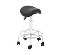Taburete de peluquería - 580 - 740 mm - 150 kg - Negro | physa