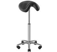 Taburete de peluquería-cosmética 001b alto negro