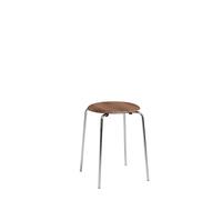 Taburete Dot Cromo/ Nuez