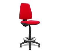 Taburete Elche CP bali rojo