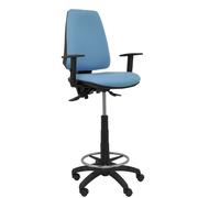 Taburete Elche S bali azul cielo brazos regulables