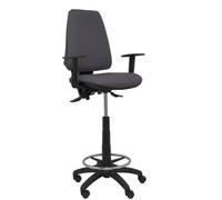 Taburete Elche S bali gris oscuro brazos regulables
