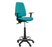 Piqueras y Crespo Taburete Elche S Bali 39B10RN con brazos regulables Verde turquesa