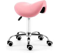 Taburete ergonómico giratorio con ruedas ajustables para uso profesional